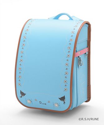 ＜三越伊勢丹オリジナル（mitsukoshi isetan original）＞＜内藤ルネ＞ランドセル（キャットモデル：サックスxキャメル） サックス*キャメル