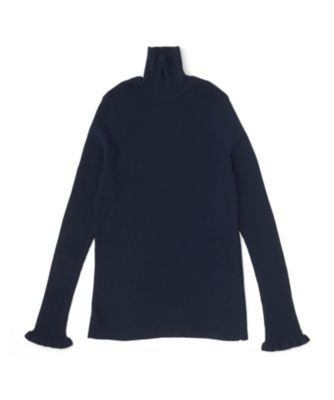 【SALE（三越）】＜LUGHA/ルーガ＞ タートルニット(1602-F-03) ネイビー 【三越・伊勢丹/公式】