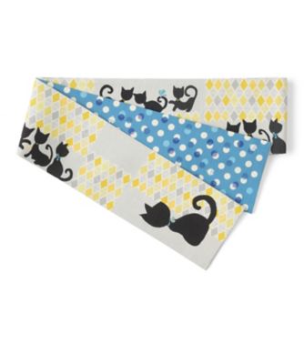 ＜WA・KKA＞ 半巾帯(猫Bell/イエロー) 【三越・伊勢丹/公式】