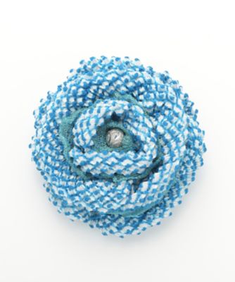 鹿の子絞<canoco>髪飾り/コサージュ 牡丹 青色 【三越・伊勢丹/公式】