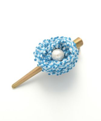 鹿の子絞<canoco>髪飾り ポピー 青色 【三越・伊勢丹/公式】