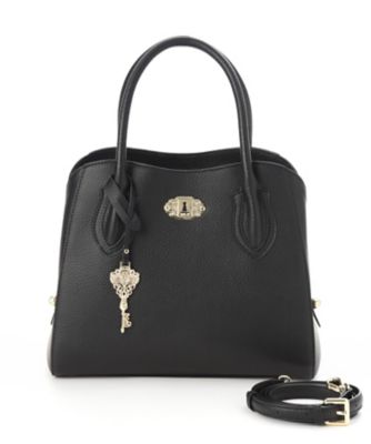 ＜アナ スイ/ANNA SUI＞ 2WAYハンドバッグ「キー」(312041) クロ 【三越・伊勢丹/公式】