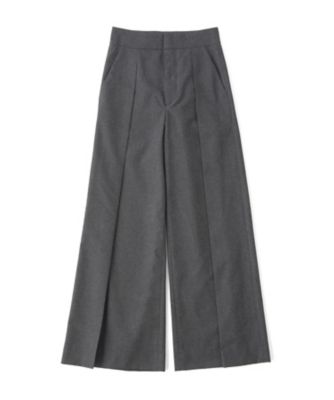 【SALE（三越）】＜LUGHA/ルーガ＞ フルレングスパンツ(1602-T-10) チャコール 【三越・伊勢丹/公式】