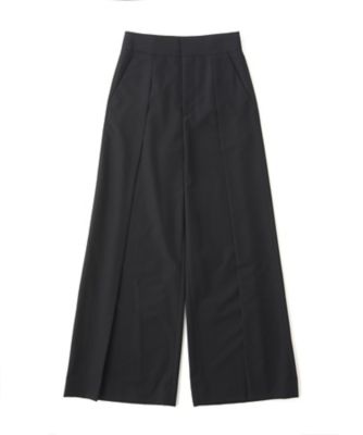 【SALE（三越）】＜LUGHA/ルーガ＞ フルレングスパンツ(1602-T-10) クロ 【三越・伊勢丹/公式】