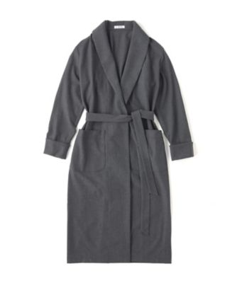 【SALE（三越）】＜LUGHA/ルーガ＞ ショールカラーコート(1602-T-01) チャコール 【三越・伊勢丹/公式】