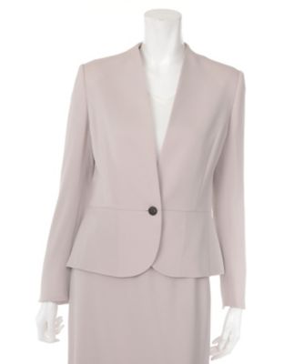 【SALE（三越）】＜ラ モンテ ドゥ ヴァーグ ノーブル＞ ジョーゼットノーカラージャケット(16VMAW-JK001) グレージュ 【三越・伊勢丹/公式】