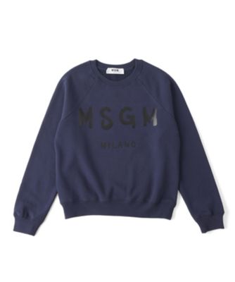 ＜エムエスジーエム/MSGM＞ ロゴスウェットプルオーバー(2341MDM89-174778) 89Navy 【三越・伊勢丹/公式】