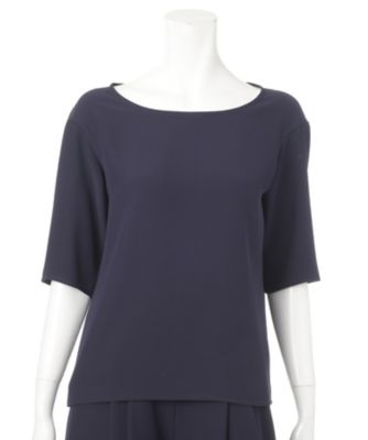 【SALE（三越）】＜サポートサーフェス/support surface＞ ONLYMI シンプルブラウス FJD17A173PKN0071 ネイビー 【三越・伊勢丹/公式】