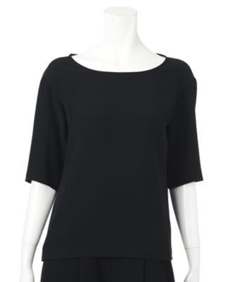 【SALE（三越）】＜サポートサーフェス/support surface＞ ONLYMI シンプルブラウス FJD17A173PKN0071 ブラック 【三越・伊勢丹/公式】