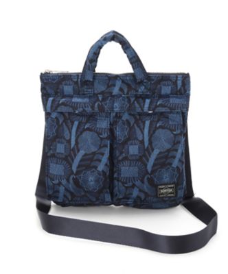 ＜ナンバートゥエンティワン/Number Twenty-One＞ MAKOTO KAGOSHIMAxPORTER for NUMBER TWENTY-ONE HELMETBAG-S ファイブフラワーズ 【三越・伊勢丹/公式】