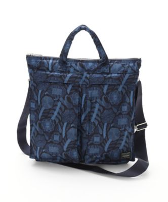 ＜ナンバートゥエンティワン/Number Twenty-One＞ MAKOTO KAGOSHIMAxPORTER for NUMBER TWENTY-ONE HELMETBAG-M ファイブフラワーズ 【三越・伊勢丹/公式】