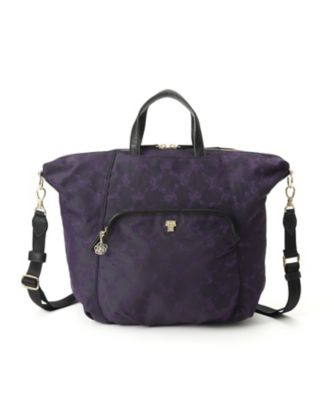 ＜アナ スイ/ANNA SUI＞ 3WAYトートバッグ「タンディル」(312304) パープル 【三越・伊勢丹/公式】