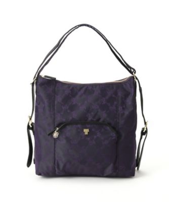 ＜アナ スイ/ANNA SUI＞ 2WAY手提げバッグ「タンディル」(312310) パープル 【三越・伊勢丹/公式】
