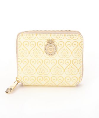 ＜アナ スイ（ANNA SUI）＞ 「カモマイル」ラウンドファスナー二つ折財布（312234）