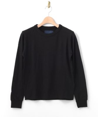 【SALE（三越）】＜ヴィルーム ネイビー/V::room_NAVY＞ 【S】クルーネックセーター(352337-SZC) ブラック 【三越・伊勢丹/公式】