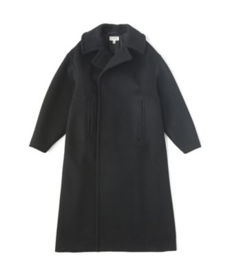 ＜ハイク（HYKE）＞ 【予約販売】PEA COAT（LONG）（17079） ブラック