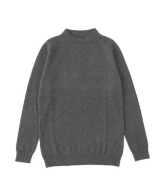 【SALE（三越）】＜プライムガーデン/PRIME GARDEN＞ カシミヤ モックネックセーター PG62FE002 チャコールグレー 【三越・伊勢丹/公式】