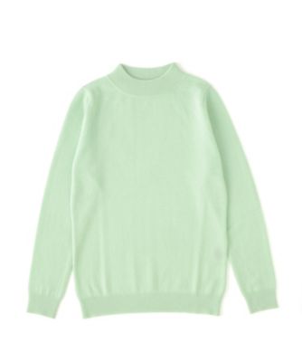 【SALE（三越）】＜プライムガーデン/PRIME GARDEN＞ カシミヤ モックネックセーター PG62FE002 ライトグリーン 【三越・伊勢丹/公式】