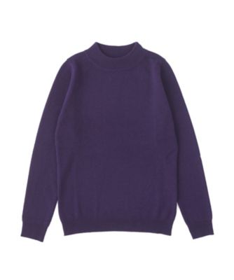 【SALE（三越）】＜プライムガーデン/PRIME GARDEN＞ カシミヤ モックネックセーター PG62FE002 パープル 【三越・伊勢丹/公式】