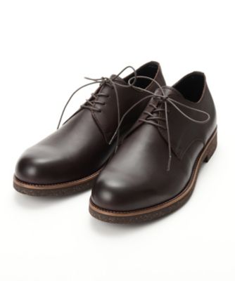 ＜パドローネ＞ DERBY PLAIN TOE SHOES(WATER PROOF LETHER/7358-2033) 39・ダークブラウン 【三越・伊勢丹/公式】
