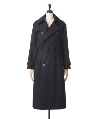＜ハイク/HYKE＞ TRENCH COAT(BIG+LONG)(17093) ネイビーブルー 【三越・伊勢丹/公式】