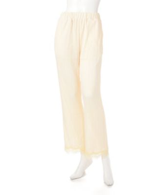 【SALE（三越）】＜ロザリームーン/Rosary moon＞ 別注レイヤードパンツ(16RW-3406) IVORY 【三越・伊勢丹/公式】