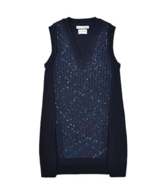 【SALE（伊勢丹）】＜レディ フォア ザ ウィークエンド/Ready for the Weekend＞ カラーネップ風ニット(MI211FW-KN004) ネイビー 【三越・伊勢丹/公式】