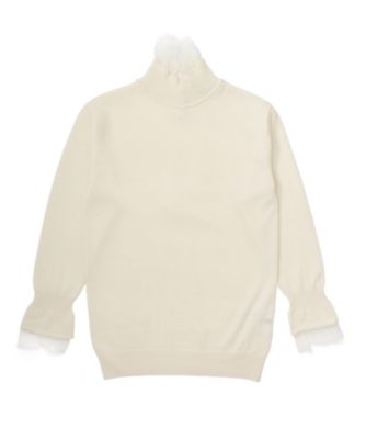 【SALE（伊勢丹）】＜ルール ロジェット/leur loggete＞ ハイネックカシミヤニット(20307) オフホワイト 【三越・伊勢丹/公式】