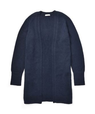 【SALE（三越）】＜LUGHA/ルーガ＞ ロングカーディガン(1602-F-08) アオ 【三越・伊勢丹/公式】