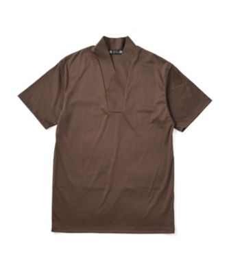<EIZI>襦袢Tシャツ L 茶 【三越・伊勢丹/公式】