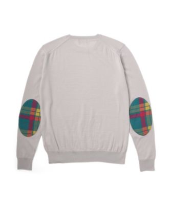【SALE（伊勢丹）】＜ISETAN TARTAN＞ ニット(16FW-TARTAN-SW1) アイスグレーxタータン 【三越・伊勢丹/公式】