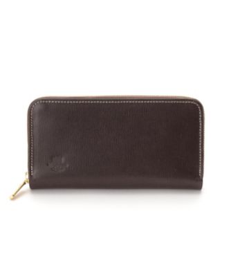 ＜ホワイトハウスコックス/WhitehouseCox＞ ホリデーライン ラウンドジップ財布(S2622) ハバナxKグリーン 【三越・伊勢丹/公式】