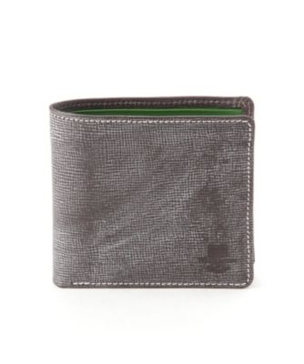 ＜ホワイトハウスコックス/WhitehouseCox＞ ホリデーライン 二つ折り財布(小銭入れ付)(S7532) ハバナxKグリーン 【三越・伊勢丹/公式】