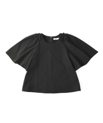 【SALE（三越）】＜LUGHA/ルーガ＞ デザインブラウス(1602-T-08) クロ 【三越・伊勢丹/公式】