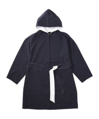 【SALE（三越）】＜LUGHA/ルーガ＞ フードガウンアウター(1602-S-01) ネイビーブルー 【三越・伊勢丹/公式】