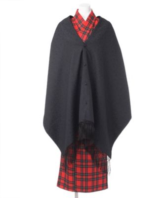 <さんび>MIQショールコート(黒) 【三越・伊勢丹/公式】