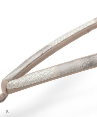 ＜神田胡蝶＞ 鼻緒(婦人MIQ 低反発草履台用) グレーかのこ 【三越・伊勢丹/公式】