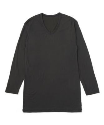 ＜ワコール メン/WACOAL MEN＞ 長袖V首シャツ(WL7410) ブラック 【三越・伊勢丹/公式】