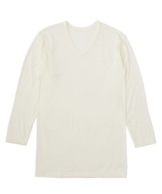 ＜ワコール メン/WACOAL MEN＞ 長袖V首シャツ(WL7410) アイボリー 【三越・伊勢丹/公式】