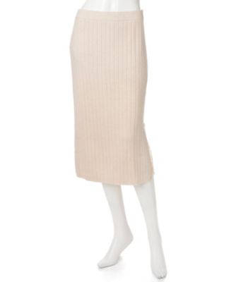 【SALE（三越）】＜TORRAZZODONNA＞ レース付リブニットスカート(87-6549) ピンクベージュ 【三越・伊勢丹/公式】