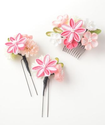 髪飾り(ピンクミックス) 【三越・伊勢丹/公式】