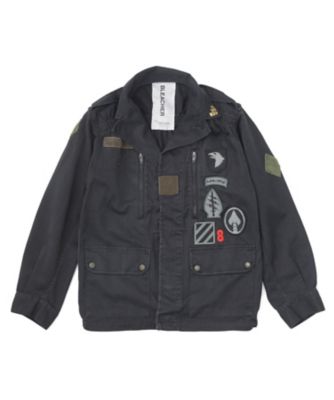 【SALE（三越）】＜BLEACHERxTHRIDDA＞ ミリタリーブルゾン(TT-0074) ブラック 【三越・伊勢丹/公式】