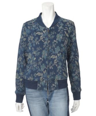 【SALE（三越）】＜ヤヌーク/YANUK＞ Bomber Jacket(57171502) BLUE 【三越・伊勢丹/公式】
