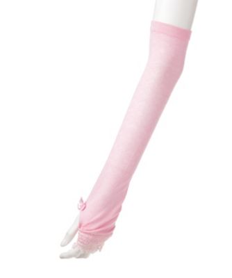 ＜MIQ＞ シルク混アームカバー ローズピンク 【三越・伊勢丹/公式】