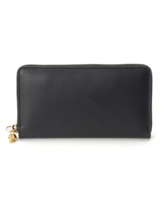 新品未使用　アレキサンダーマックイーン　ジップカードホルダー　ブラック Alexander McQueen アレキサンダーマックイーン 7263381AAD01000