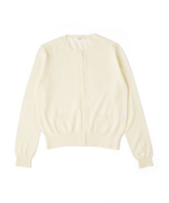 【SALE（三越）】＜LUGHA/ルーガ＞ ニットカーディガン(1701-F-02) WHITE 【三越・伊勢丹/公式】