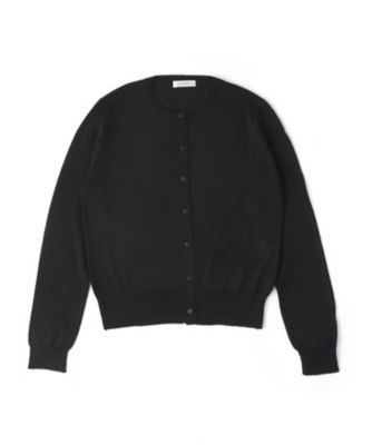 【SALE（三越）】＜LUGHA/ルーガ＞ ニットカーディガン(1701-F-02) BLACK 【三越・伊勢丹/公式】