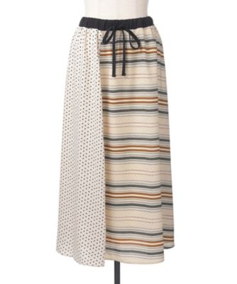 【SALE（伊勢丹）】＜サブストリート マイスタンダード/SAB STREET MY STANDARD＞ 大きいサイズ OMI スカート(33-14-9504)(クローバープラス) チャ(23) 【三越・伊勢丹/公式】