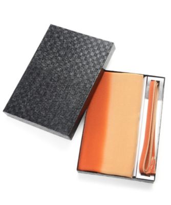 【SALE（三越）】＜装いの道＞ 帯締め帯揚げセット(黄&橙) 【三越・伊勢丹/公式】