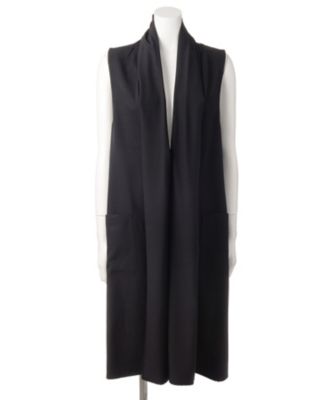 ＜リミフゥ/LIMI feu＞ 定番ストールベスト(LA-Y91-180) クロ 【三越・伊勢丹/公式】